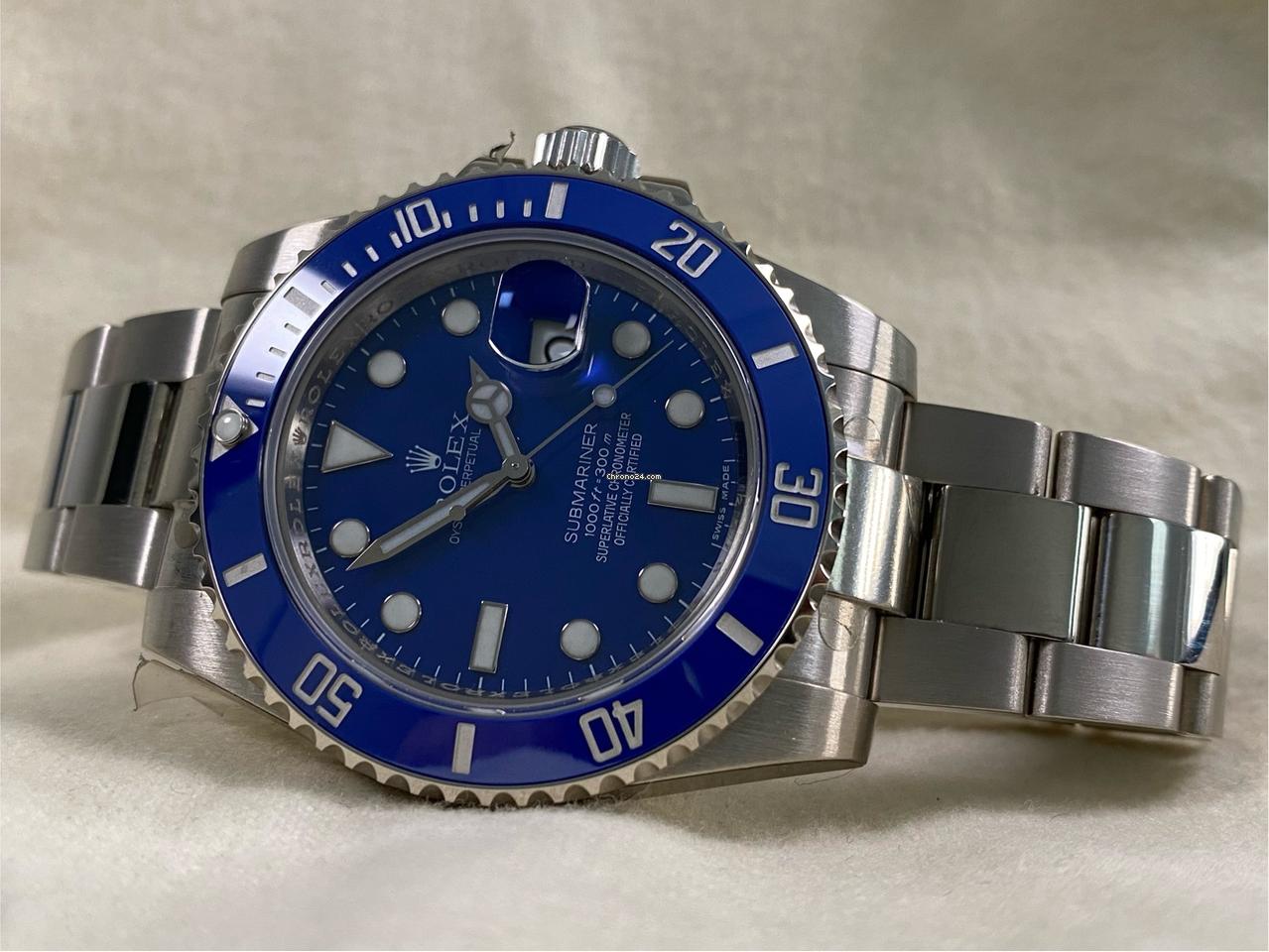 Rolex | Submariner | 116619LB | White gold | 40 mm | White gold | Blue | Automatic