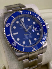 Rolex | Submariner | 116619LB | White gold | 40 mm | White gold | Blue | Automatic