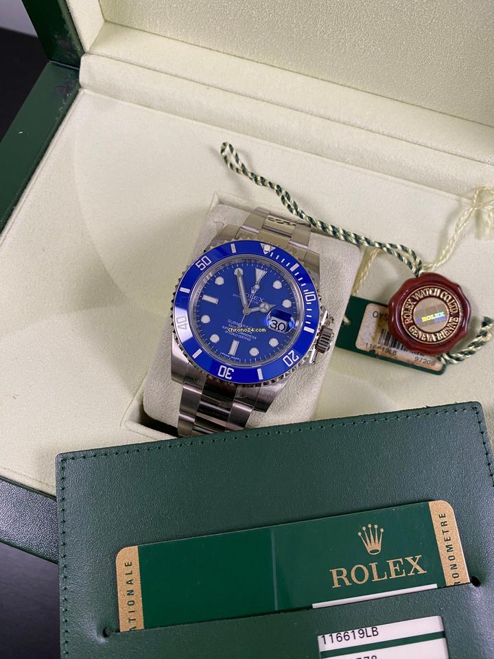 Rolex | Submariner | 116619LB | White gold | 40 mm | White gold | Blue | Automatic