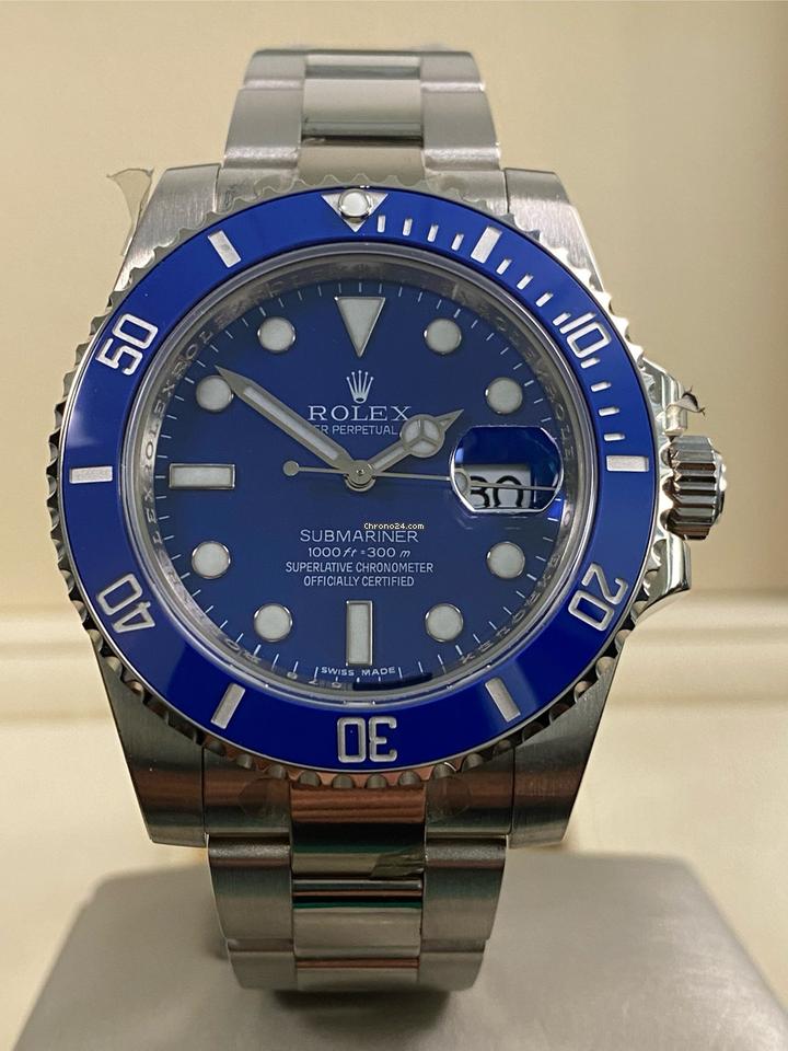 Rolex | Submariner | 116619LB | White gold | 40 mm | White gold | Blue | Automatic