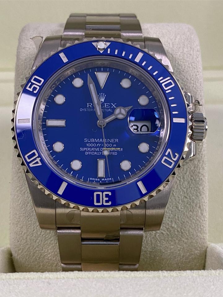 Rolex | Submariner | 116619LB | White gold | 40 mm | White gold | Blue | Automatic