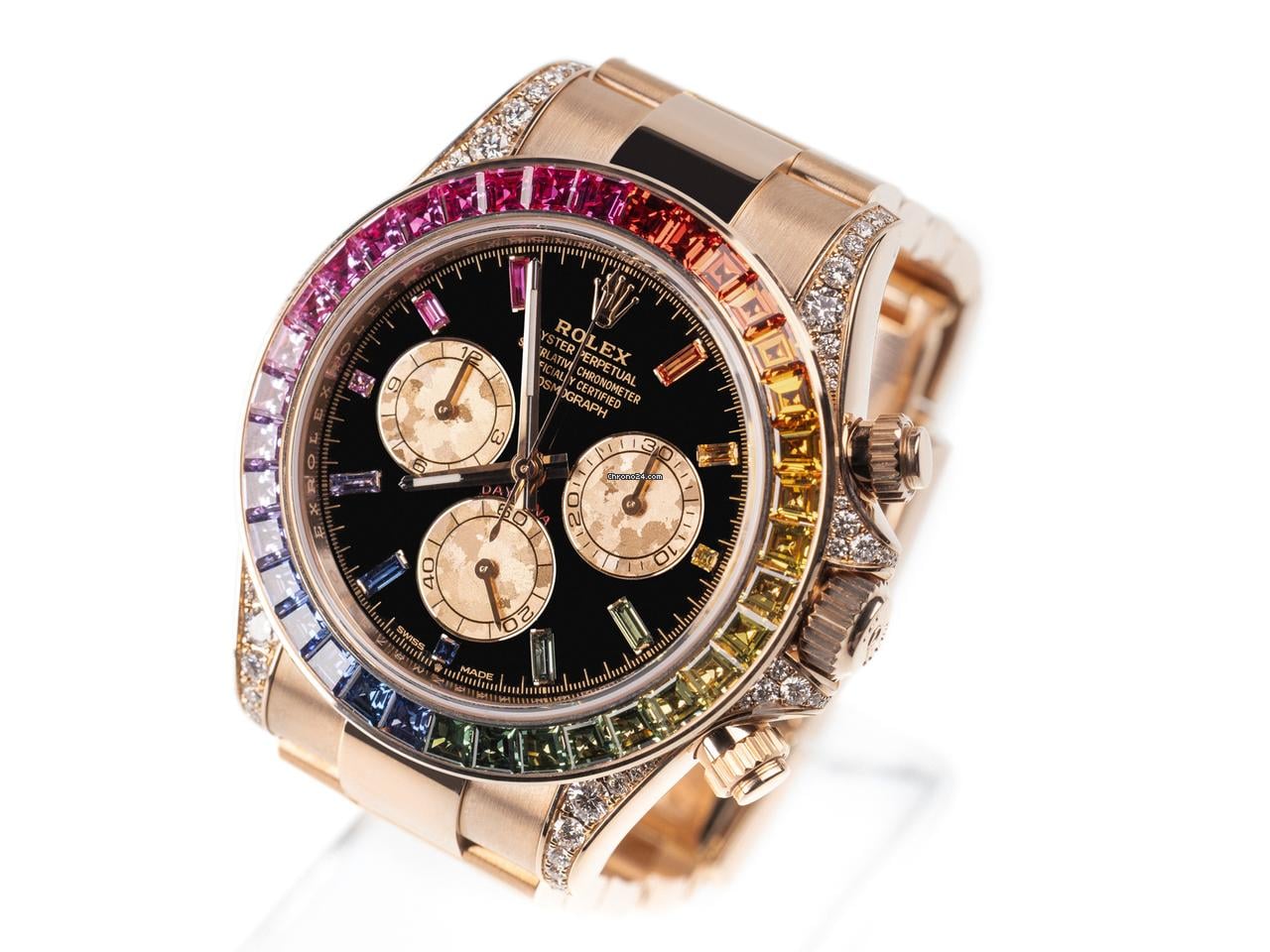 Rolex | Daytona | 126595RBOW | Rose gold | Rose gold | Black | Automatic
