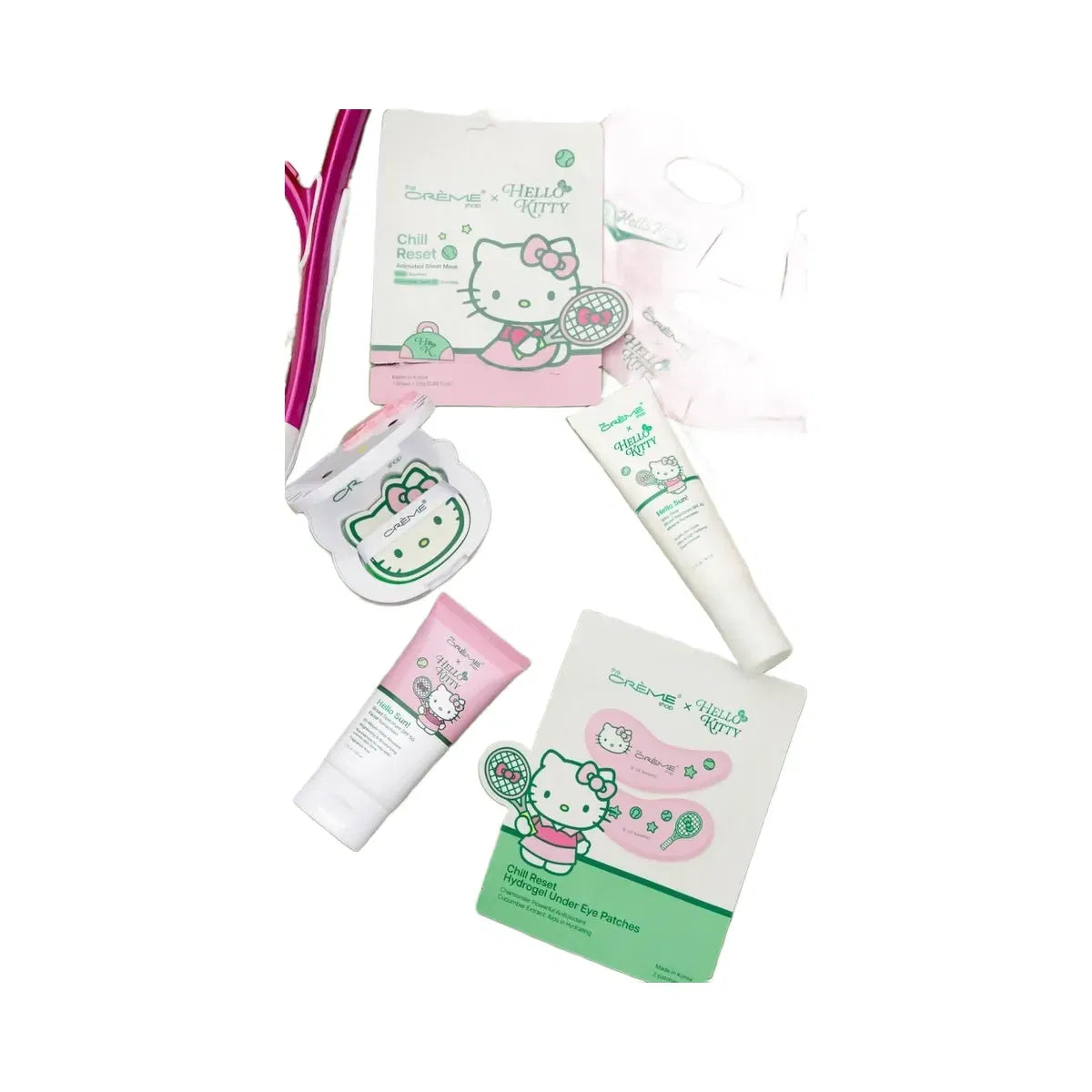 The Crème Shop Hello Kitty Mattifying Blotting Paper with Compact Mirror