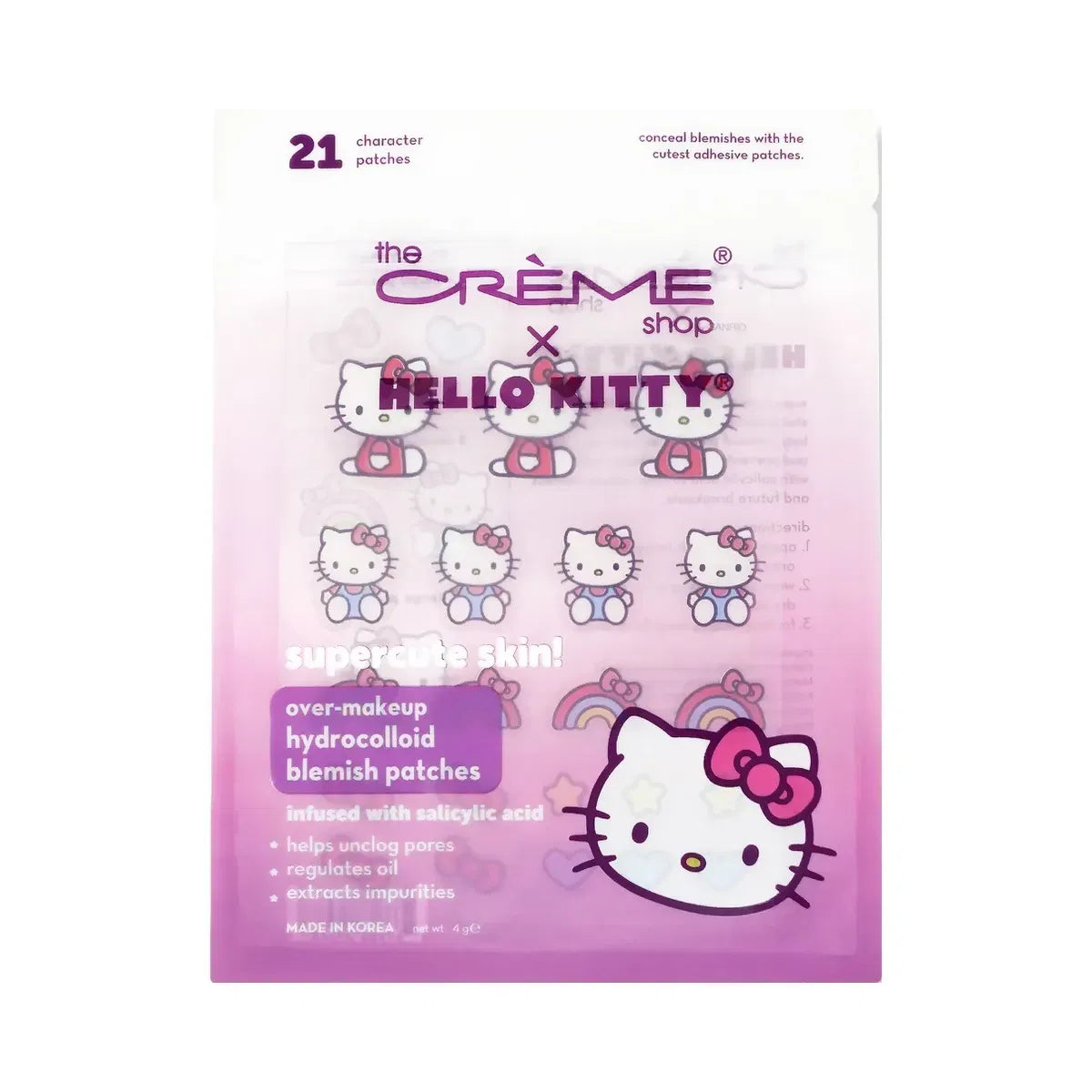 The Crème Shop Hello Kitty Supercute Skin! Over-Makeup Blemish Patches