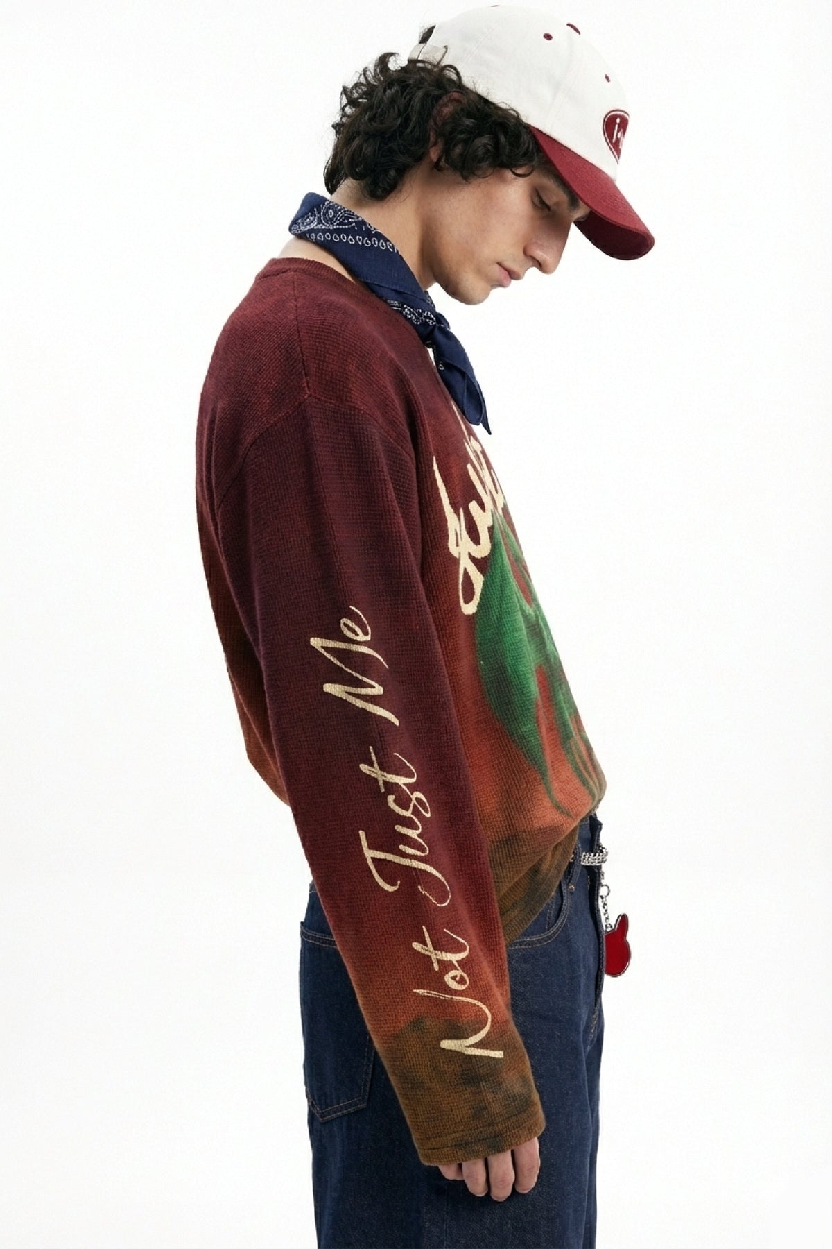 Emerald Dragon Full Sleeve Waffle T-Shirt