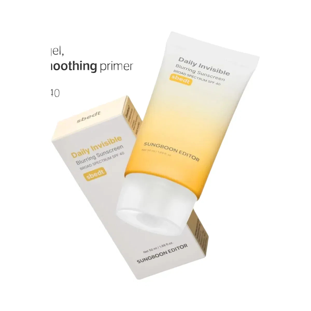 SUNGBOON EDITOR Daily Invisible Blurring Sunscreen SPF 40