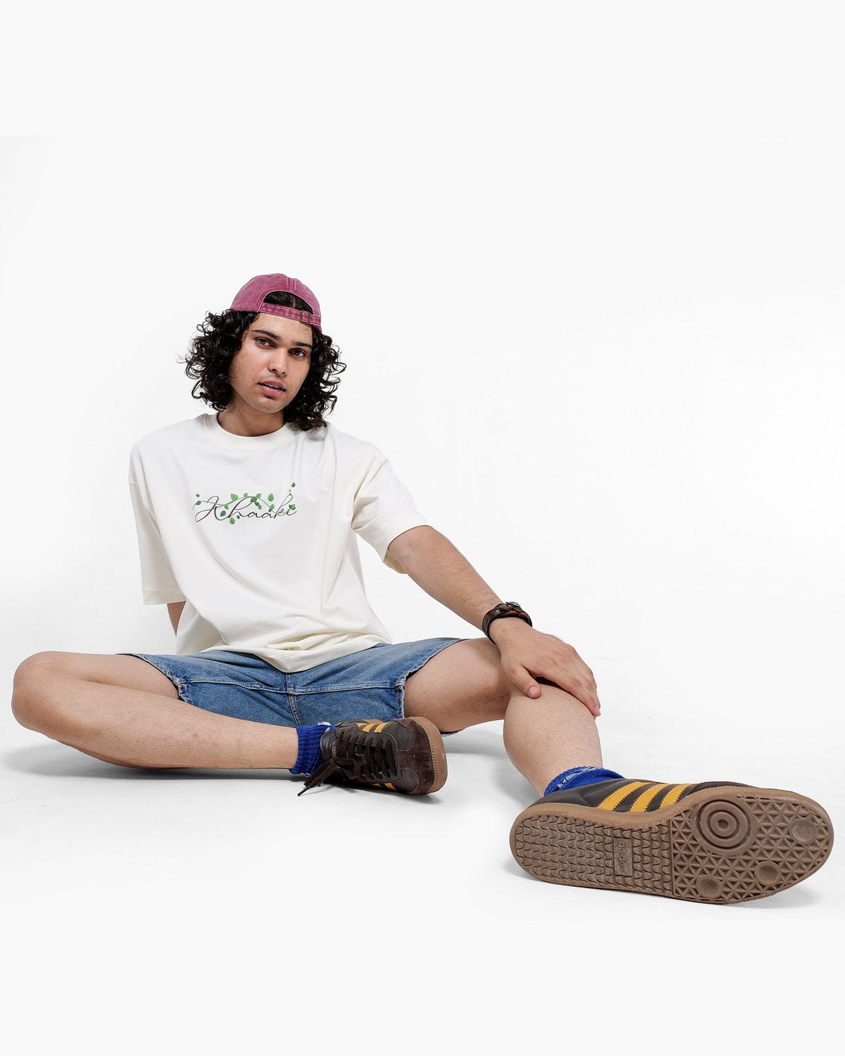 YOLO Branch Tee - Off White Oversized T-Shirt