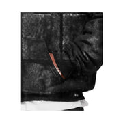 Gymshark Fade Graphic Zip Up Hoodie - Black