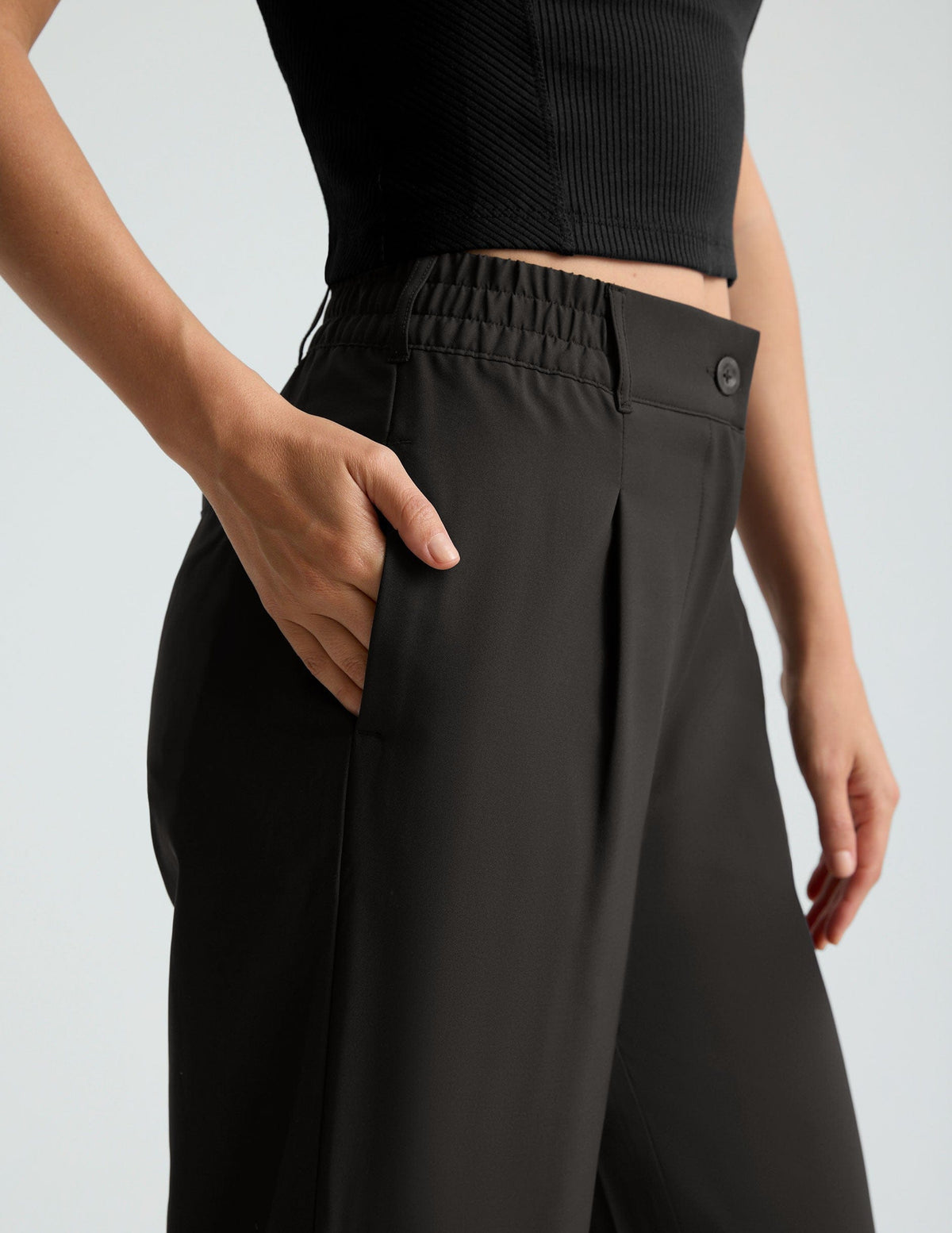 Beyond Yoga Status Wide Leg Trouser 31 Women's