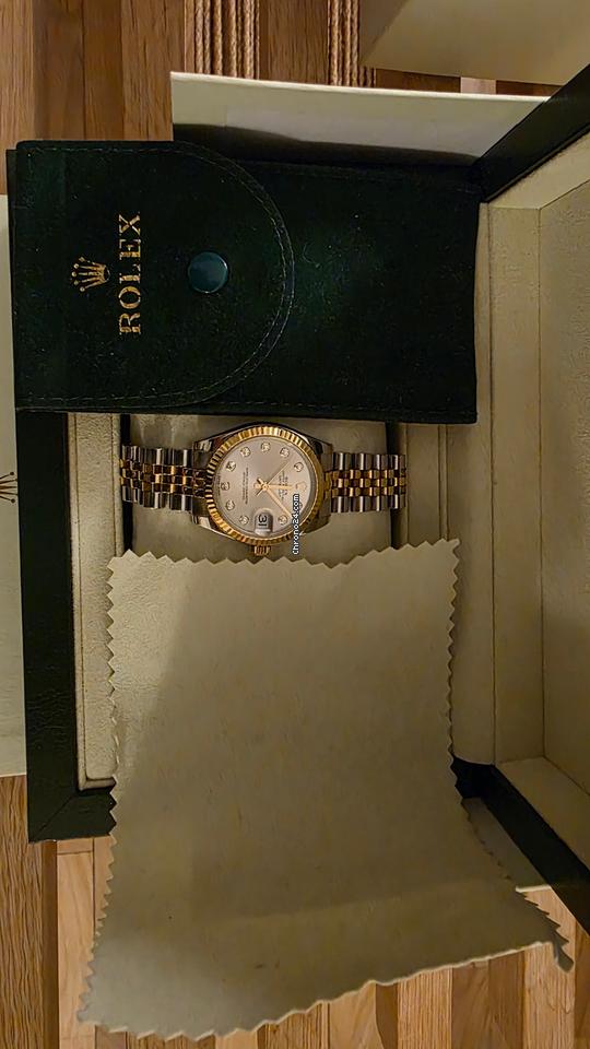 Rolex | Oyster Perpetual | 0127A039 | Yellow gold and steel | 31 mm | Silver | Gold | Automatic