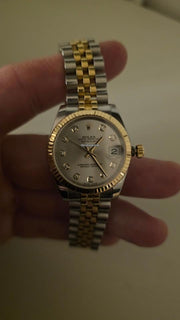 Rolex | Oyster Perpetual | 0127A039 | Yellow gold and steel | 31 mm | Silver | Gold | Automatic