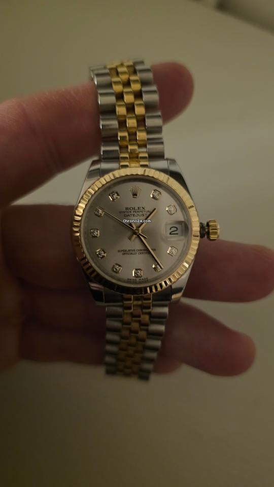 Rolex | Oyster Perpetual | 0127A039 | Yellow gold and steel | 31 mm | Silver | Gold | Automatic