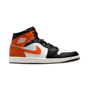 Nike Air Jordan 1 Mid Black Toe Starfish