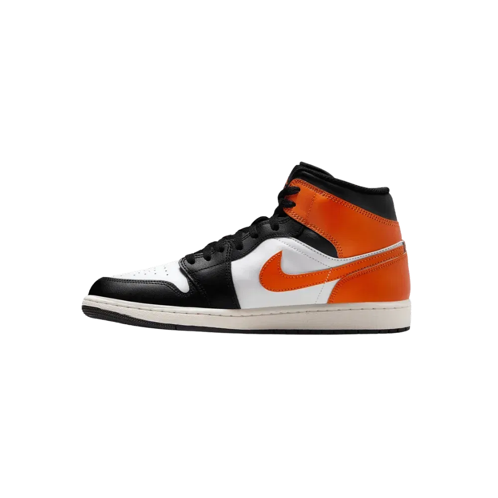 Nike Air Jordan 1 Mid Black Toe Starfish