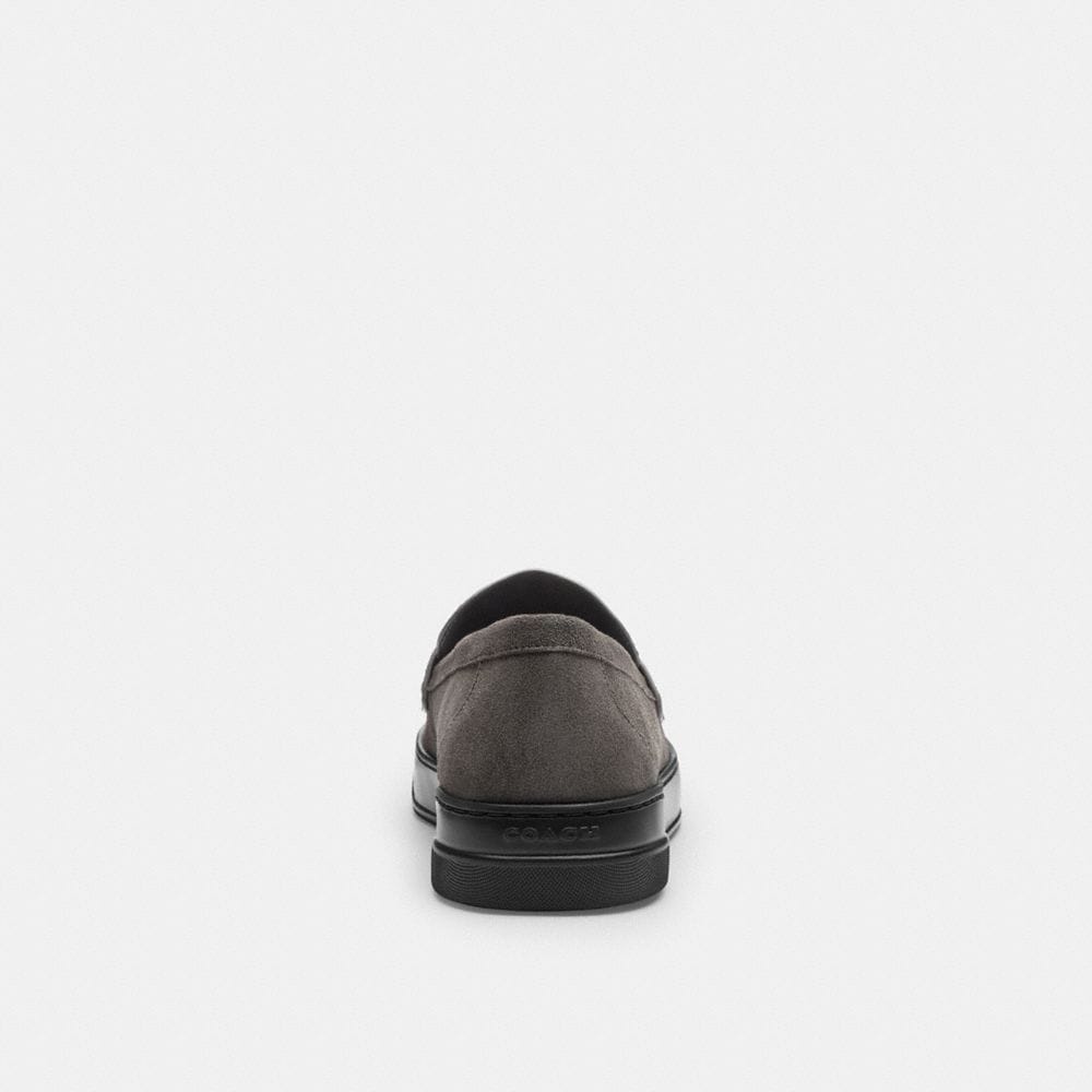 Men's Coach Hybrid Loafer With Signature Print Charcoal