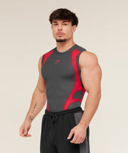 Gymshark x Carlos Belcast Tank Baselayer -  Onyx Grey