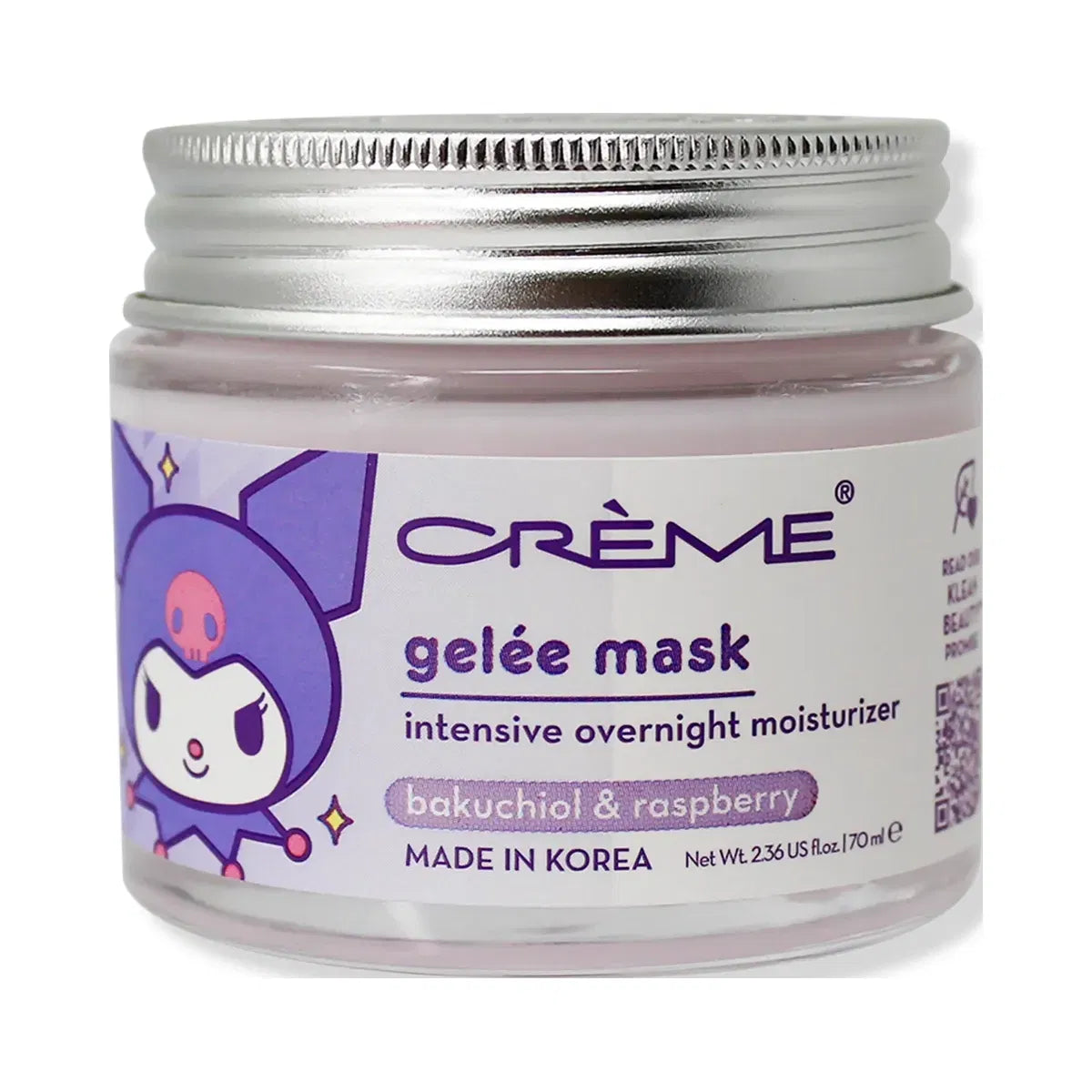 The Crème Shop Sanrio Kuromi Klean Beauty Intensive Overnight Moisture Gelee Mask