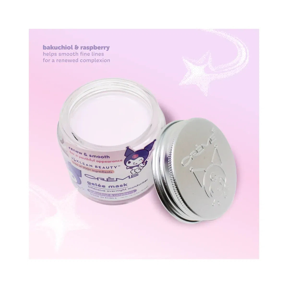 The Crème Shop Sanrio Kuromi Klean Beauty Intensive Overnight Moisture Gelee Mask