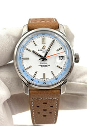Breitling Top Time Unworn Top Time B31 38mm White Cream Dial Strap AB3113 Box & Papers 2025