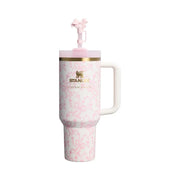 Stanley 1913 x LoveShackFancy Holiday Quencher H2.0 FlowState Tumbler (40OZ) Coquette Bow Chantilly