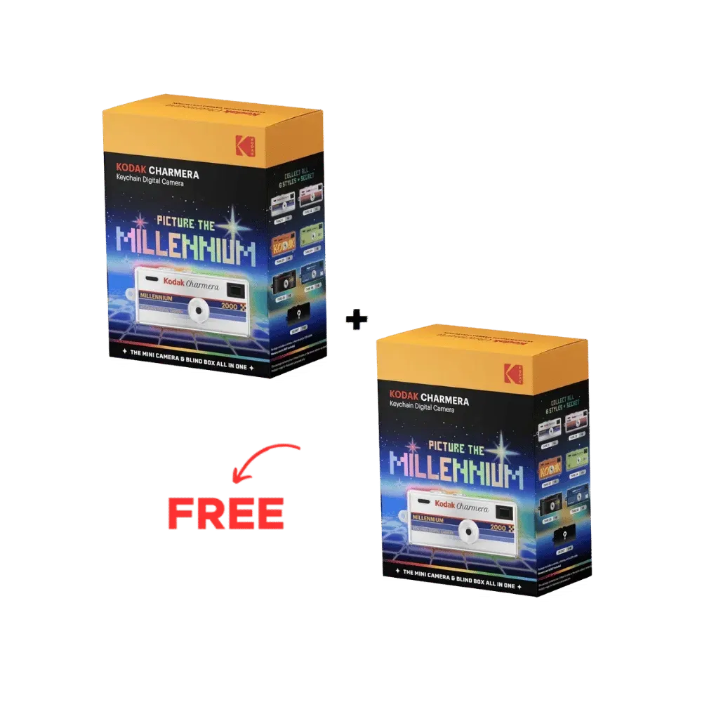 BUY 1 GET 1 FREE - Kodak Charmera Keychain Digital Camera Blind Box Collection - MILLENNIUM