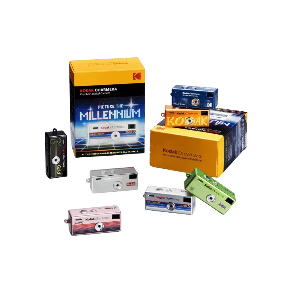 BUY 1 GET 1 FREE - Kodak Charmera Keychain Digital Camera Blind Box Collection - MILLENNIUM