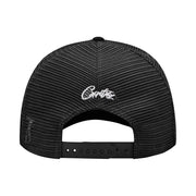 Corteiz Island Puff Print Trucker Hat Black