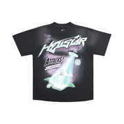 Hellstar Attacks T-Shirt Black Green