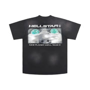 Hellstar Attacks T-Shirt Black Green