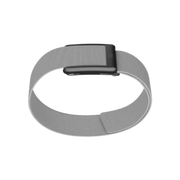 Whoop 5.0 Peak / MG Life Coreknit Ash Grey Bicep Band (Strap Only)
