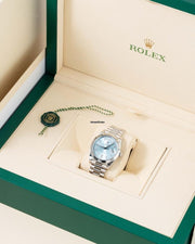 Rolex | Day-Date | 228236 | Platinum | 40 mm | Blue | Automatic