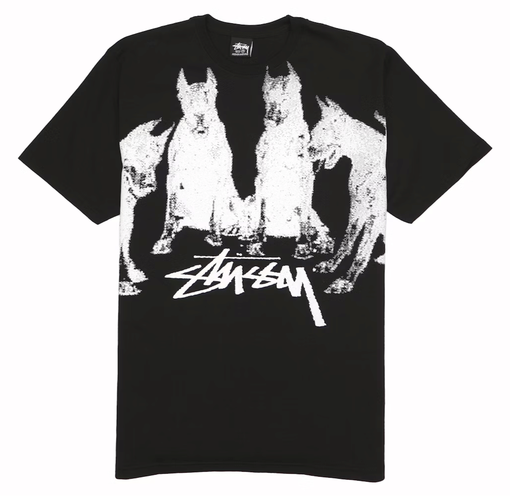 Stussy Doberman T-Shirt Black