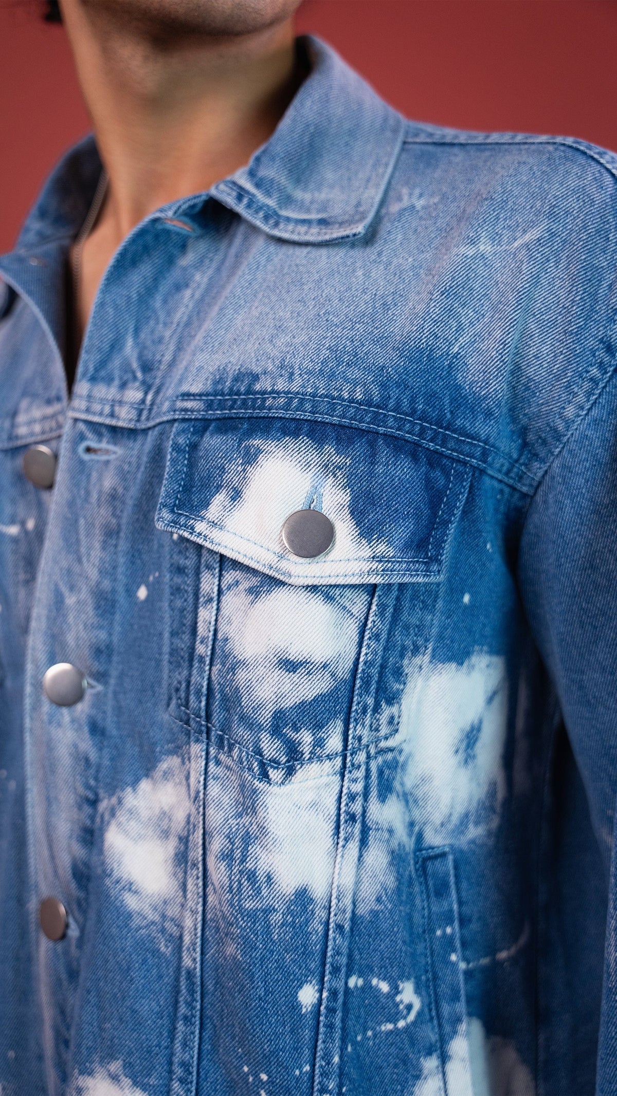 BLUE CLOUD DENIM MEN'S JACKET