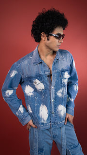 BLUE CLOUD DENIM MEN'S JACKET
