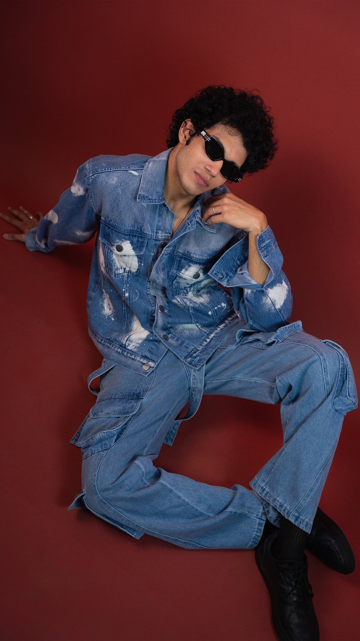 BLUE CLOUD DENIM MEN'S JACKET