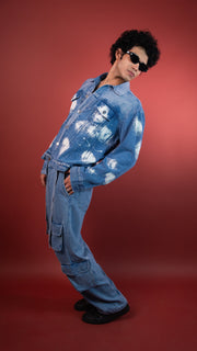 BLUE CLOUD DENIM MEN'S JACKET