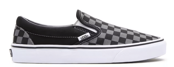 Vans Classic Slip-On Checkerboard Black Grey