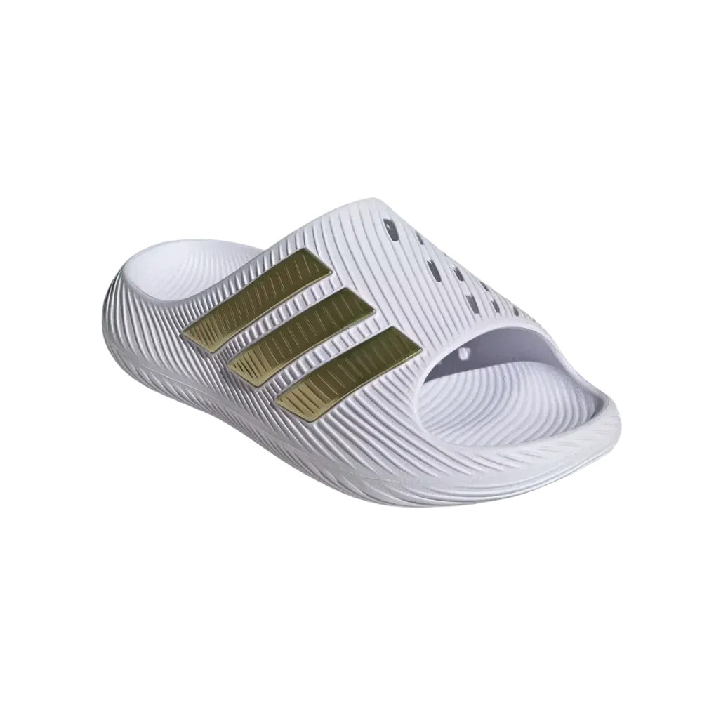 Adidas Purechill Slides White Gold Metallic