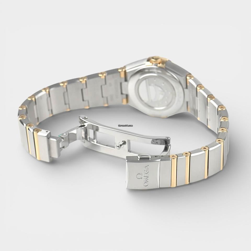 Omega Constellation Diamonds / Steel&Yellow gold / 25 mm / 131.25.25.60.53.001
