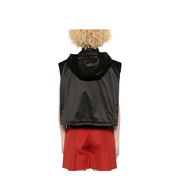 Cropped Gilet with High Collar