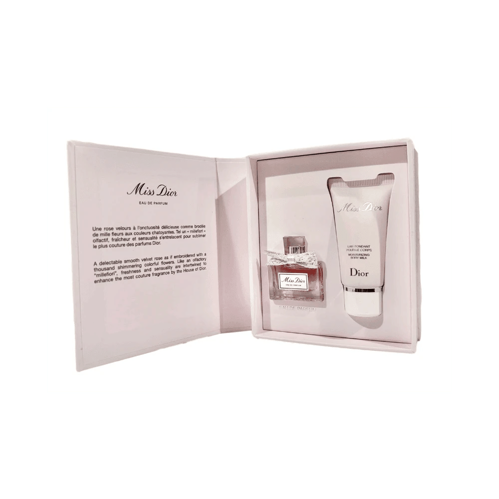 Miss Dior Perfume and Lotion Mini Gift Set (Perfume 5 ML/ Lotion 0.67 Fl Oz)