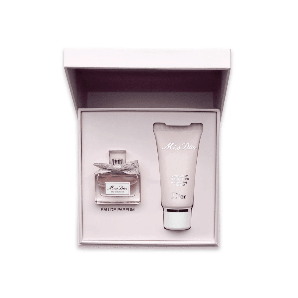 Miss Dior Perfume and Lotion Mini Gift Set (Perfume 5 ML/ Lotion 0.67 Fl Oz)