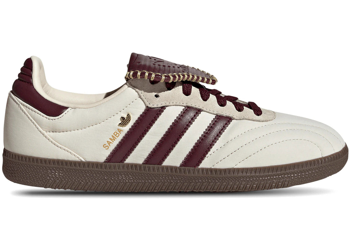 Adidas Samba Lt Cream White Maroon Womens