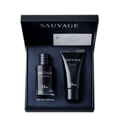 Dior Sauvage Men's Mini Travel Perfume & Shower Gel Gift Set (Perfume 10 ML / Lotion 0.34 Fl Oz)