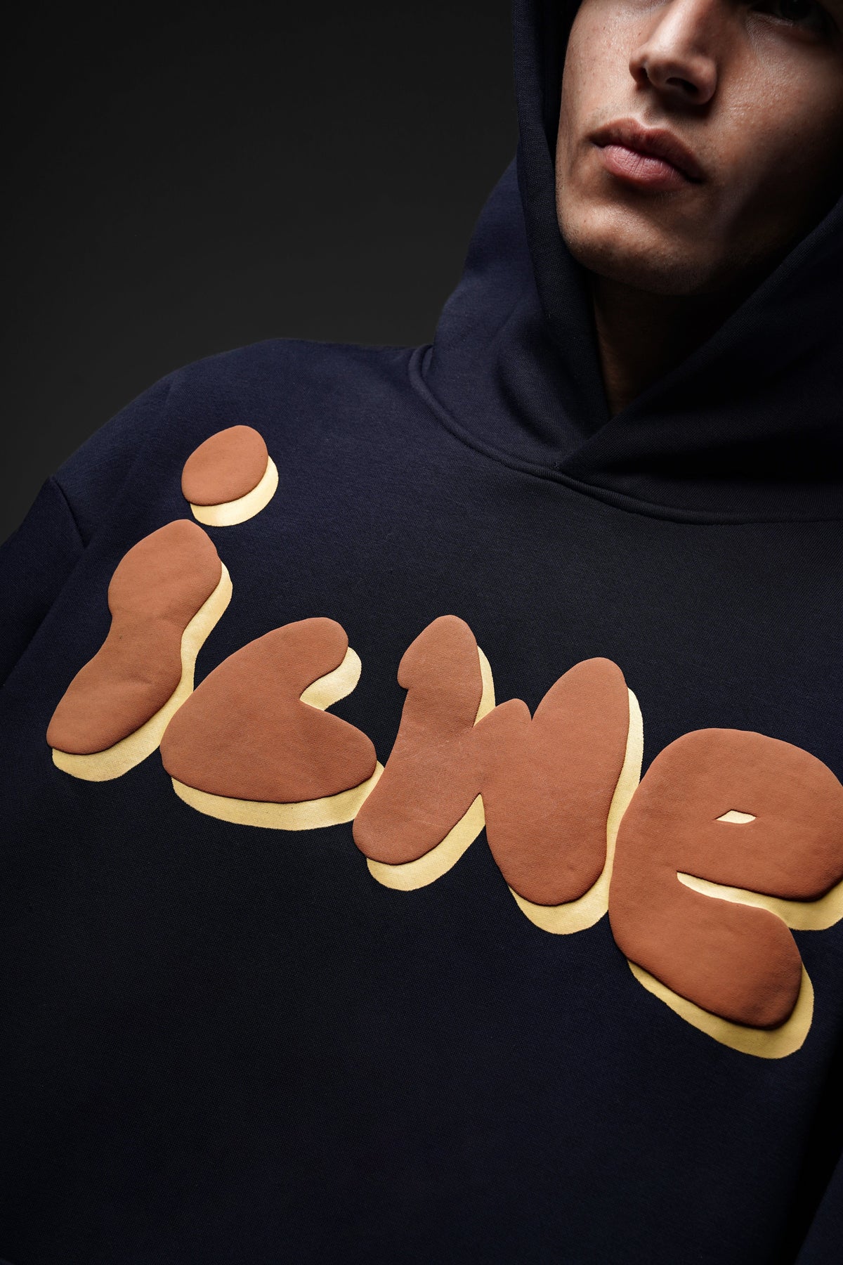 No Sugar Just Honey Navy Hoodie - Positive Vibes Streetwear