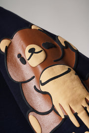 No Sugar Just Honey Navy Hoodie - Positive Vibes Streetwear