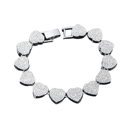 Shiny Heart Shape Bracelets