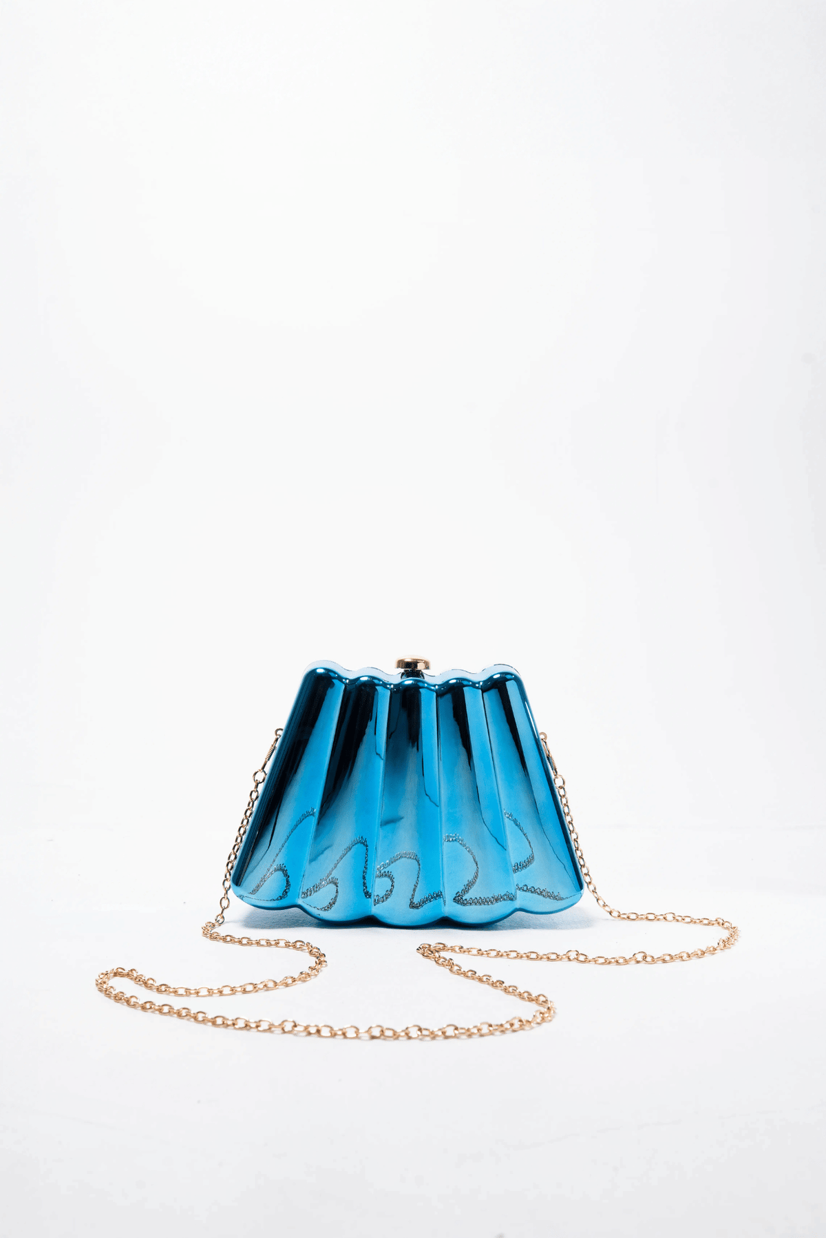 Azure Prism Clutch