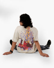 Voyager - Light Grey Oversized T-Shirt
