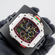 Richard Mille Quartz Tpt Automatic Split Seconds Rm65-01 White NTPT